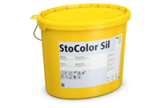 StoColor Sil Fassadenfarbe 15 Liter (farbig) Außenfarbe gut geeignet für natürliche Bauweisen