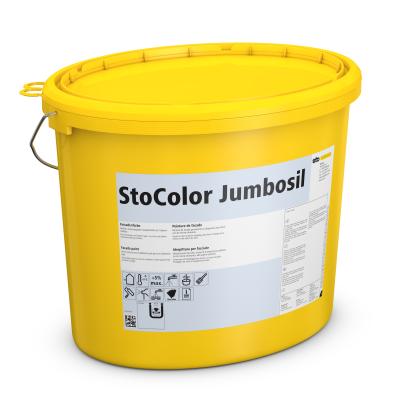 StoColor Jumbosil Fassadenfarbe 15 Liter (weiß) Außenfarbe vorbeugend gegen Algen und Pilzbefall