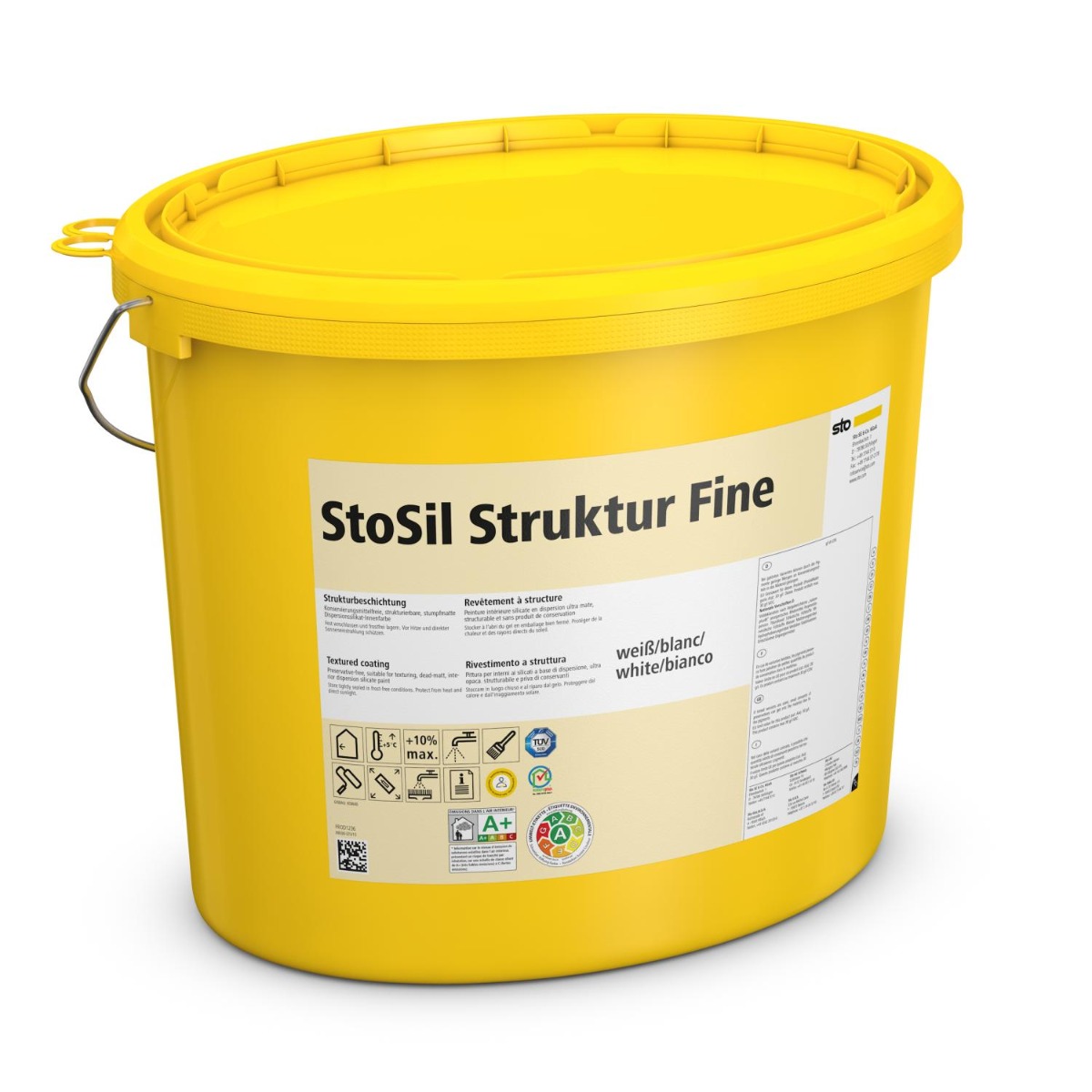 StoSil Struktur fine-Farbtonklasse I 15 Liter