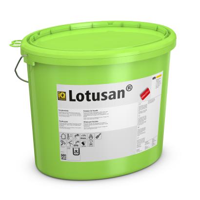 Lotusan Fassadenfarbe 5 Liter (weiß) Außenfarbe selbstreinigend, vorbeugend gegen Algen & Pilzbefall