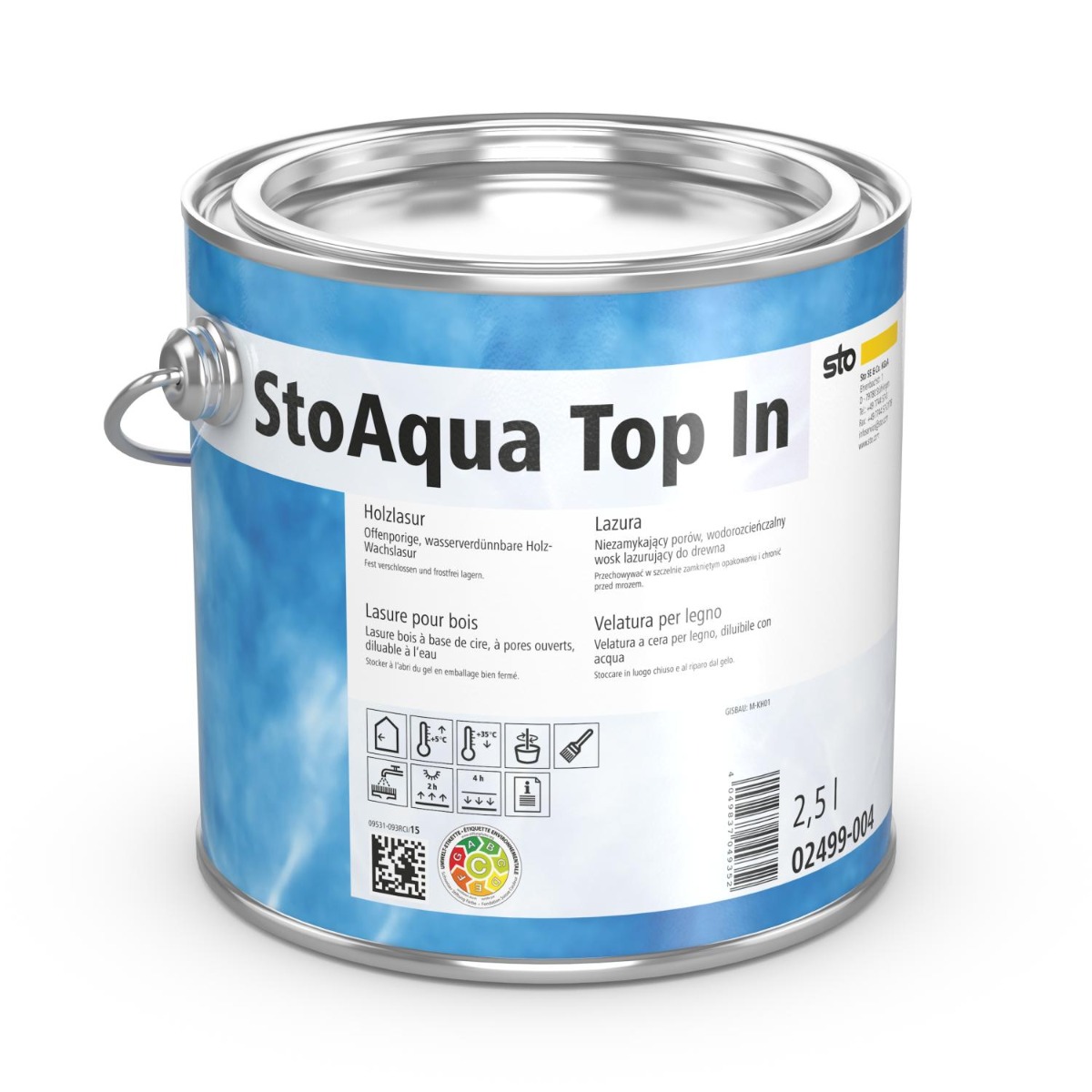 StoAqua Top In-Farbtonklasse III 2,5 Liter-2,5 Liter Dose